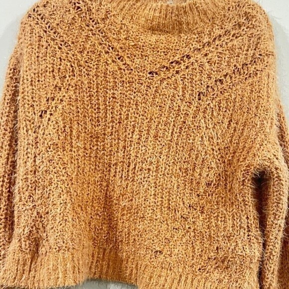 Freshman Juniors Pointelle Mock-Neck Sweater,medium Color - Picture 2 of 8